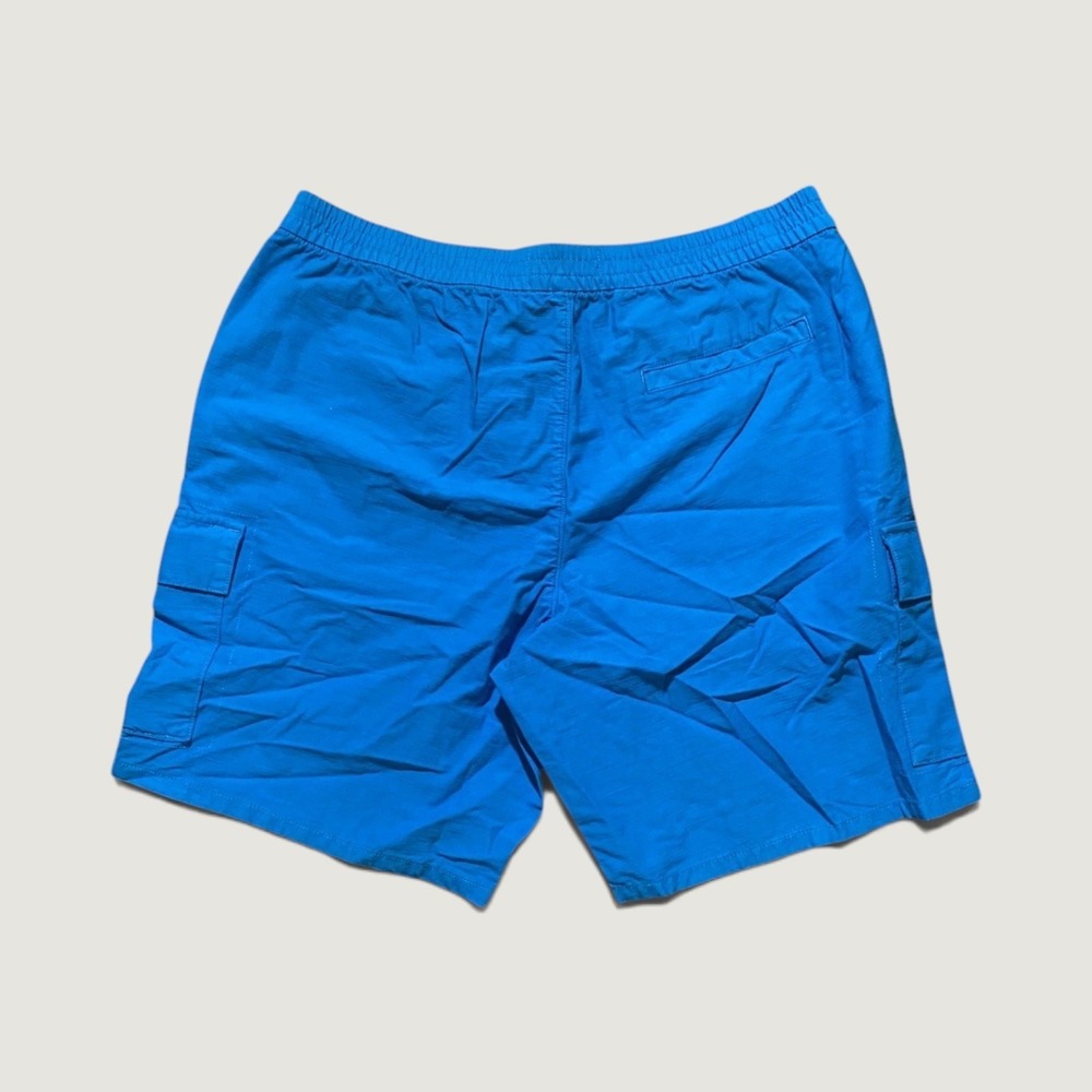 Everlane NWT Men's Blue Shorts Size XL Organic Cotton Linen 8.5" Flat Front - Picture 2 of 7